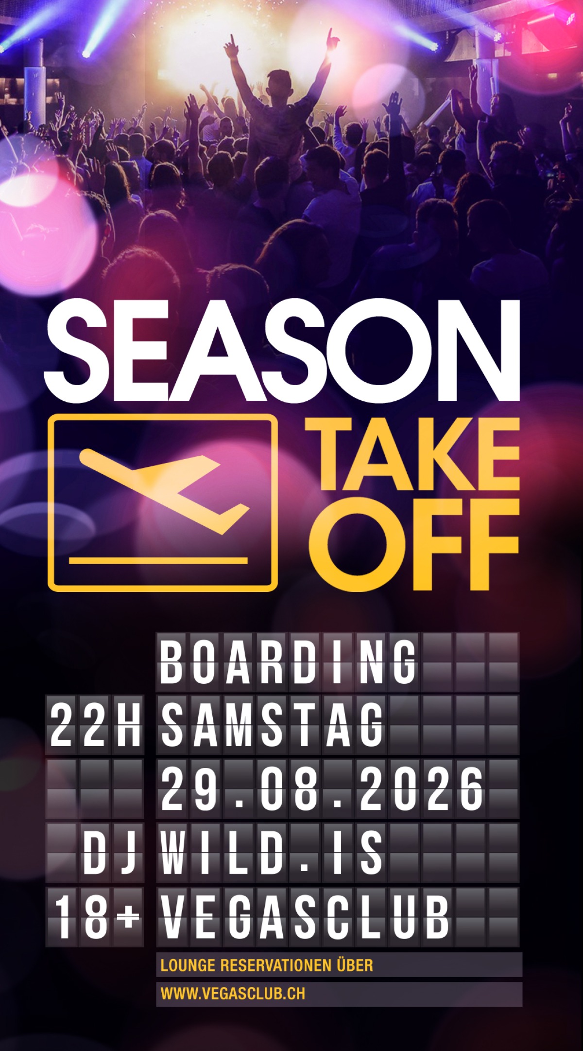 Flyer TAKE OFF Party - Season Opening