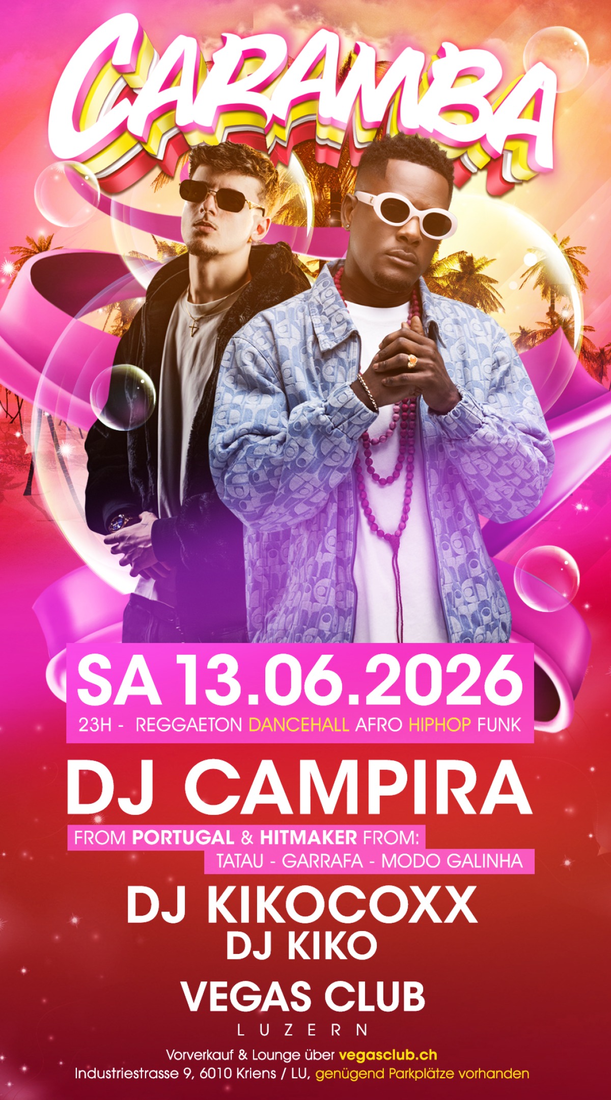Flyer CARAMBA w/Campira & Kikocoxx