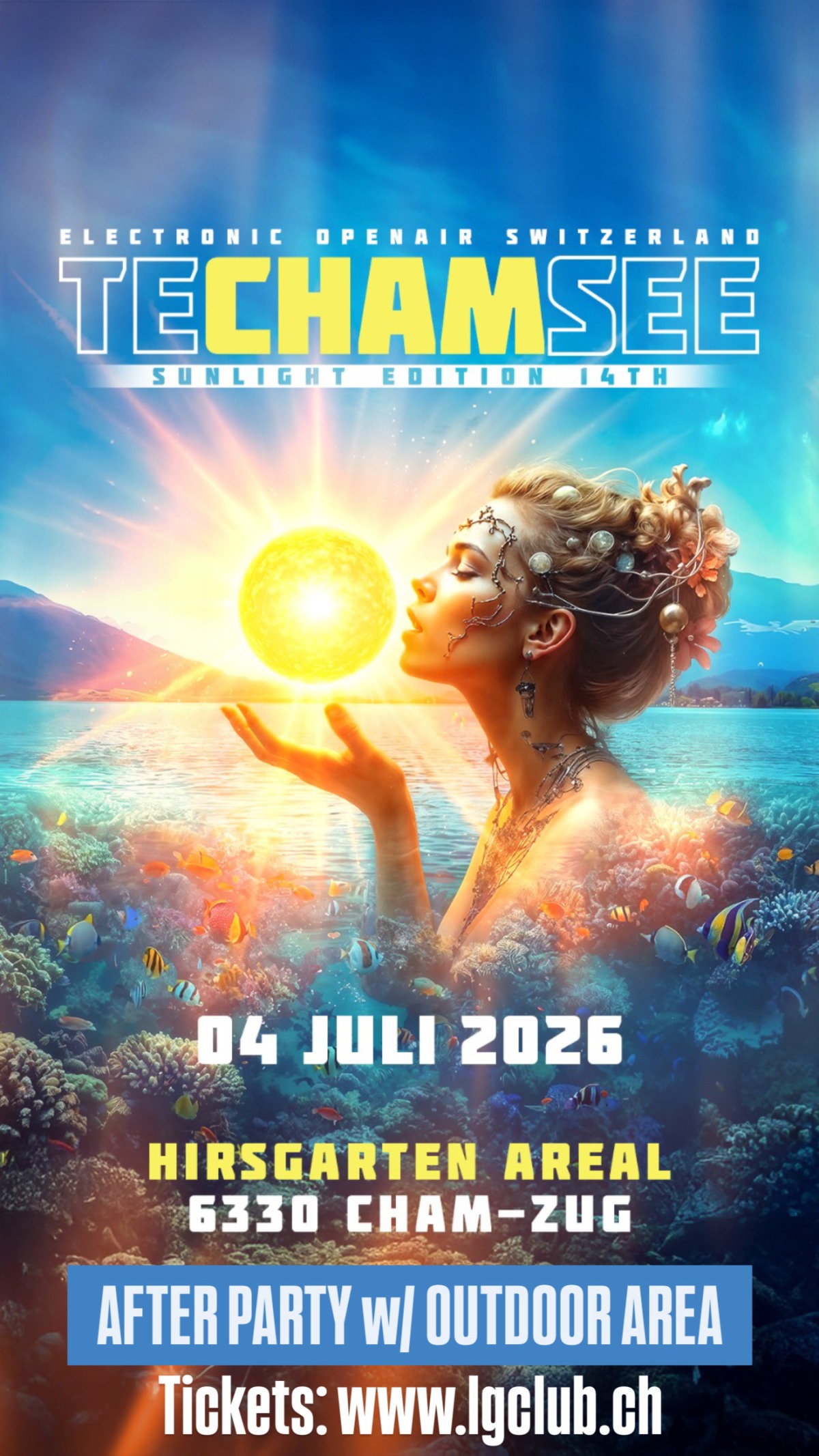 Flyer teCHAMsee - Official Afterparty (indoor & outdoor)
