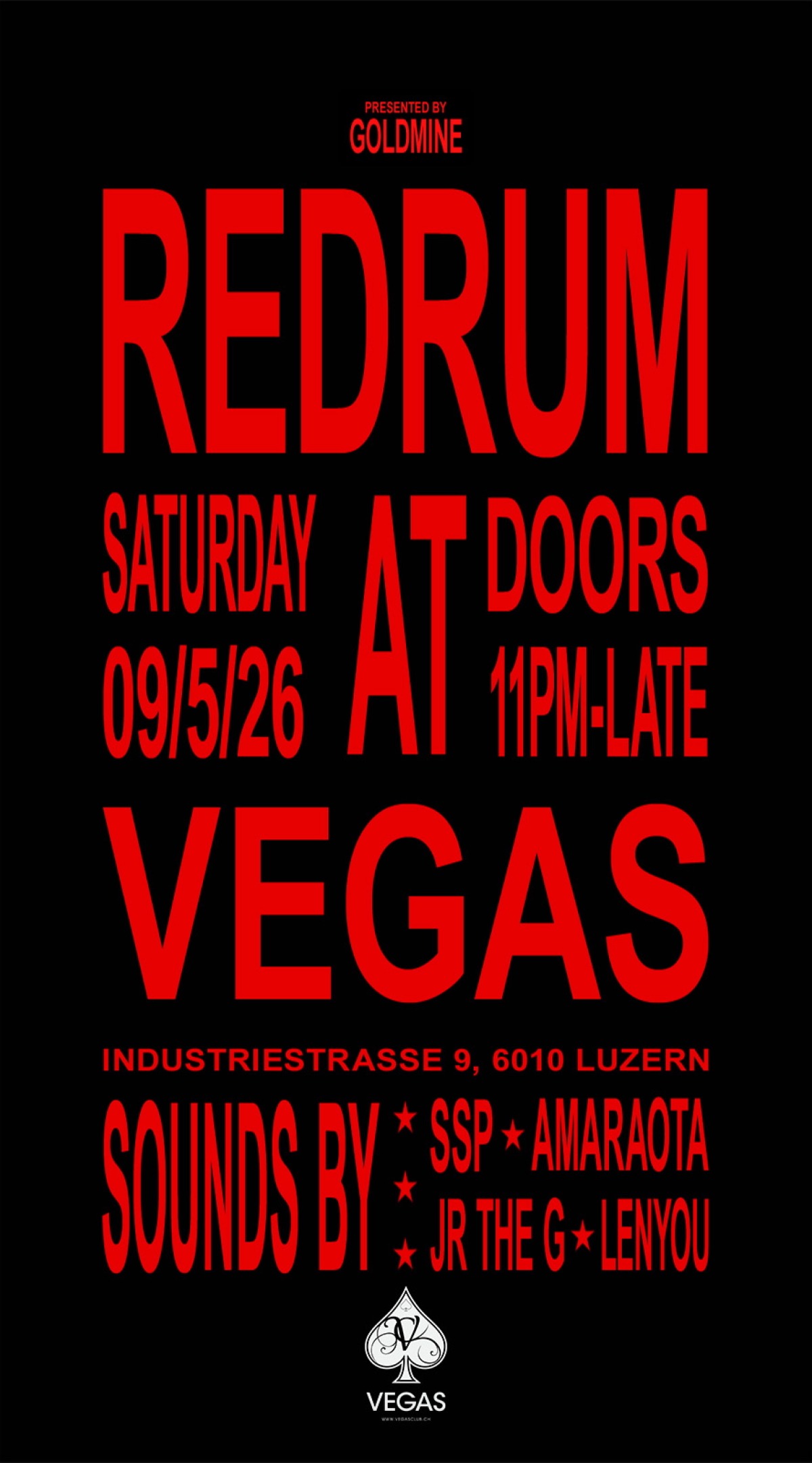Flyer REDRUM - Label Release
