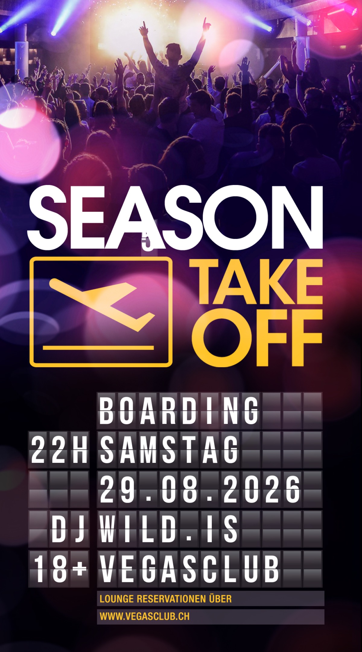 Flyer TAKE OFF Party - Season Opening